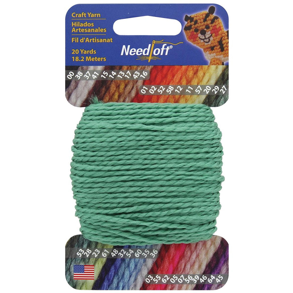 Needloft Craft, Nylon Yarn, 20 Yard, Spool, Mermaid